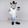 Custom Black and White Zebra Mascot Costume Adult Full Body Suit for Wildlife Events Custom Black and White Zebra Mascot Costume Adult Full Body Suit for Wildlife Events