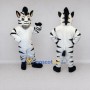 Custom Black and White Zebra Mascot Costume Adult Full Body Suit for Wildlife Events