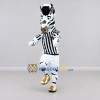 Custom Black and White Zebra Referee Mascot Costume Adult Full Body Suit for Sports Events Custom Black and White Zebra Referee Mascot Costume Adult Full Body Suit for Sports Events