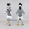 Custom Black and White Zebra Referee Mascot Costume Adult Full Body Suit for Sports Events Custom Black and White Zebra Referee Mascot Costume Adult Full Body Suit for Sports Events