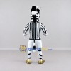 Custom Black and White Zebra Referee Mascot Costume Adult Full Body Suit for Sports Events Custom Black and White Zebra Referee Mascot Costume Adult Full Body Suit for Sports Events