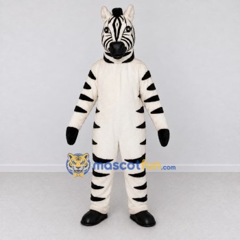 Custom Black and White Zebra Mascot Costume Adult Full Body Suit for Wildlife Events Custom Black and White Zebra Mascot Costume Adult Full Body Suit for Wildlife Events