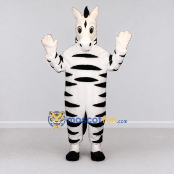 Custom Black and White Zebra Mascot Costume Adult Full Body Suit for Wildlife Events Custom Black and White Zebra Mascot Costume Adult Full Body Suit for Wildlife Events