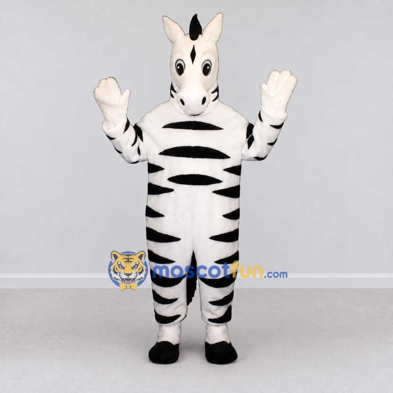 Custom Black and White Zebra Mascot Costume Adult Full Body Suit for Wildlife Events Custom Black and White Zebra Mascot Costume Adult Full Body Suit for Wildlife Events