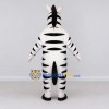 Custom Black and White Zebra Mascot Costume Adult Full Body Suit for Wildlife Events Custom Black and White Zebra Mascot Costume Adult Full Body Suit for Wildlife Events