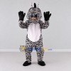Custom Black and White Zebra Character Mascot Costume Adult Full Body Suit for School Events Custom Black and White Zebra Character Mascot Costume Adult Full Body Suit for School Events