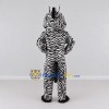 Custom Black and White Zebra Character Mascot Costume Adult Full Body Suit for School Events Custom Black and White Zebra Character Mascot Costume Adult Full Body Suit for School Events