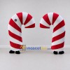 Custom Red and White Candy Cane Mascot Costume Adult Full Body Suit for Christmas Events Custom Red and White Candy Cane Mascot Costume Adult Full Body Suit for Christmas Events