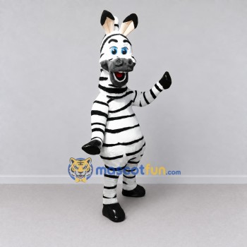 Custom Black and White Zebra Mascot Costume Adult Full Body Suit for Wildlife Events Custom Black and White Zebra Mascot Costume Adult Full Body Suit for Wildlife Events