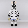 Custom Black and White Zebra Mascot Costume Adult Full Body Suit for Wildlife Events Custom Black and White Zebra Mascot Costume Adult Full Body Suit for Wildlife Events