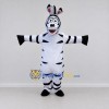 Custom Black and White Zebra Character Mascot Costume Adult Full Body Suit for School Events Custom Black and White Zebra Character Mascot Costume Adult Full Body Suit for School Events