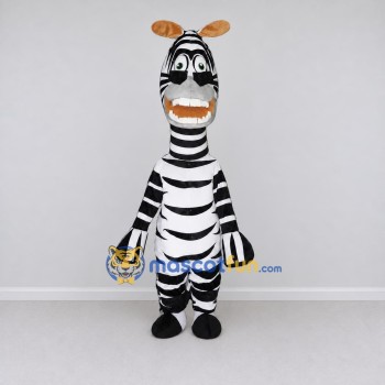 Custom Black and White Zebra Character Mascot Costume Adult Full Body Suit for School Events Custom Black and White Zebra Character Mascot Costume Adult Full Body Suit for School Events