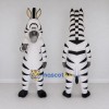 Custom Black and White Zebra Character Mascot Costume Adult Full Body Suit for School Events Custom Black and White Zebra Character Mascot Costume Adult Full Body Suit for School Events