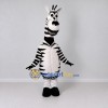 Custom Black and White Zebra Character Mascot Costume Adult Full Body Suit for School Events Custom Black and White Zebra Character Mascot Costume Adult Full Body Suit for School Events