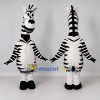 Custom Black and White Zebra Character Mascot Costume Adult Full Body Suit for School Events Custom Black and White Zebra Character Mascot Costume Adult Full Body Suit for School Events