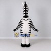 Custom Black and White Zebra Character Mascot Costume Adult Full Body Suit for School Events Custom Black and White Zebra Character Mascot Costume Adult Full Body Suit for School Events