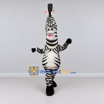 Custom Black and White Zebra Character Mascot Costume Adult Full Body Suit for School Events Custom Black and White Zebra Character Mascot Costume Adult Full Body Suit for School Events