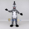 Custom Black and White Zebra Character Mascot Costume Adult Full Body Suit for School Events Custom Black and White Zebra Character Mascot Costume Adult Full Body Suit for School Events