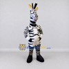Custom Black and White Zebra with a Bow Tie Mascot Costume Adult Full Body Suit for School Events Custom Black and White Zebra with a Bow Tie Mascot Costume Adult Full Body Suit for School Events