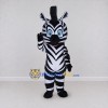 Custom Black and White Zebra Character Mascot Costume Adult Full Body Suit for School Events Custom Black and White Zebra Character Mascot Costume Adult Full Body Suit for School Events