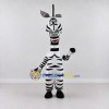 Custom Black and White Zebra Character Mascot Costume Adult Full Body Suit for School Events Custom Black and White Zebra Character Mascot Costume Adult Full Body Suit for School Events