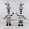Custom Black and White Zebra Character Mascot Costume Adult Full Body Suit for School Events Custom Black and White Zebra Character Mascot Costume Adult Full Body Suit for School Events