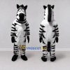 Custom Black and White Zebra Mascot Costume Adult Full Body Suit for Wildlife Events Custom Black and White Zebra Mascot Costume Adult Full Body Suit for Wildlife Events