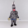 Custom Black and White Zebra Character Mascot Costume Adult Full Body Suit for School Events Custom Black and White Zebra Character Mascot Costume Adult Full Body Suit for School Events