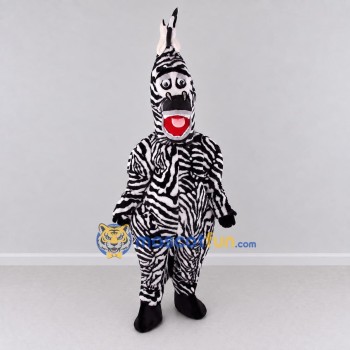 Custom Black and White Zebra Character Mascot Costume Adult Full Body Suit for School Events Custom Black and White Zebra Character Mascot Costume Adult Full Body Suit for School Events