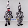Custom Black and White Zebra Character Mascot Costume Adult Full Body Suit for School Events Custom Black and White Zebra Character Mascot Costume Adult Full Body Suit for School Events