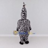 Custom Black and White Zebra Character Mascot Costume Adult Full Body Suit for School Events Custom Black and White Zebra Character Mascot Costume Adult Full Body Suit for School Events