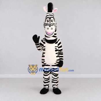 Custom Black and White Zebra Character Mascot Costume Adult Full Body Suit for School Events Custom Black and White Zebra Character Mascot Costume Adult Full Body Suit for School Events
