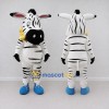 Custom Black and White Zebra with a Yellow Bow Tie Mascot Costume Adult Full Body Suit for School Events Custom Black and White Zebra with a Yellow Bow Tie Mascot Costume Adult Full Body Suit for School Events