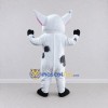 Custom White and Black Spotted Pig Mascot Costume Adult Full Body Suit for Farm Events