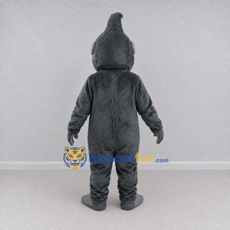 Custom Gray Gorilla Mascot Costume Adult Full Body Suit for Wildlife Events Custom Gray Gorilla Mascot Costume Adult Full Body Suit for Wildlife Events