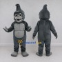 Custom Gray Gorilla Mascot Costume Adult Full Body Suit for Wildlife Events