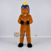Custom Brown and Multicolor Horse with a Colorful Mane Mascot Costume Adult Full Body Suit for Theme Parties Custom Brown and Multicolor Horse with a Colorful Mane Mascot Costume Adult Full Body Suit for Theme Parties