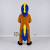 Custom Brown and Multicolor Horse with a Colorful Mane Mascot Costume Adult Full Body Suit for Theme Parties Custom Brown and Multicolor Horse with a Colorful Mane Mascot Costume Adult Full Body Suit for Theme Parties