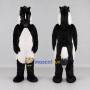 Custom Black and White Horse Mascot Costume Adult Full Body Suit for Farm Events