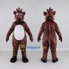 Custom Brown and White Horse Character Mascot Costume Adult Full Body Suit for Farm Events Custom Brown and White Horse Character Mascot Costume Adult Full Body Suit for Farm Events