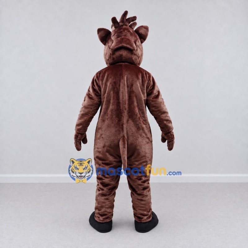 Custom Brown and White Horse Character Mascot Costume Adult Full Body Suit for Farm Events Custom Brown and White Horse Character Mascot Costume Adult Full Body Suit for Farm Events