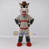 Custom Gray and Brown Horse in a Cowboy Hat Mascot Costume Adult Full Body Suit for Theme Parties Custom Gray and Brown Horse in a Cowboy Hat Mascot Costume Adult Full Body Suit for Theme Parties