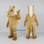 Custom Tan and White Horse Mascot Costume Adult Full Body Suit for Farm Events