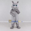 Custom Gray Hippopotamus Mascot Costume Adult Full Body Suit for Wildlife Events Custom Gray Hippopotamus Mascot Costume Adult Full Body Suit for Wildlife Events