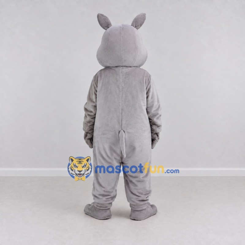 Custom Gray Hippopotamus Mascot Costume Adult Full Body Suit for Wildlife Events Custom Gray Hippopotamus Mascot Costume Adult Full Body Suit for Wildlife Events