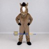 Custom Brown and Black Horse Mascot Costume Adult Full Body Suit for Farm Events