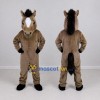 Custom Brown and Black Horse Mascot Costume Adult Full Body Suit for Farm Events