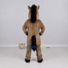 Custom Brown and Black Horse Mascot Costume Adult Full Body Suit for Farm Events