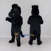 Custom Black Horse Mascot Costume Adult Full Body Suit for Farm Events