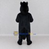 Custom Black Horse Mascot Costume Adult Full Body Suit for Farm Events